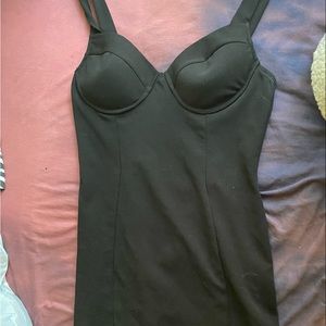 Black mini dress
